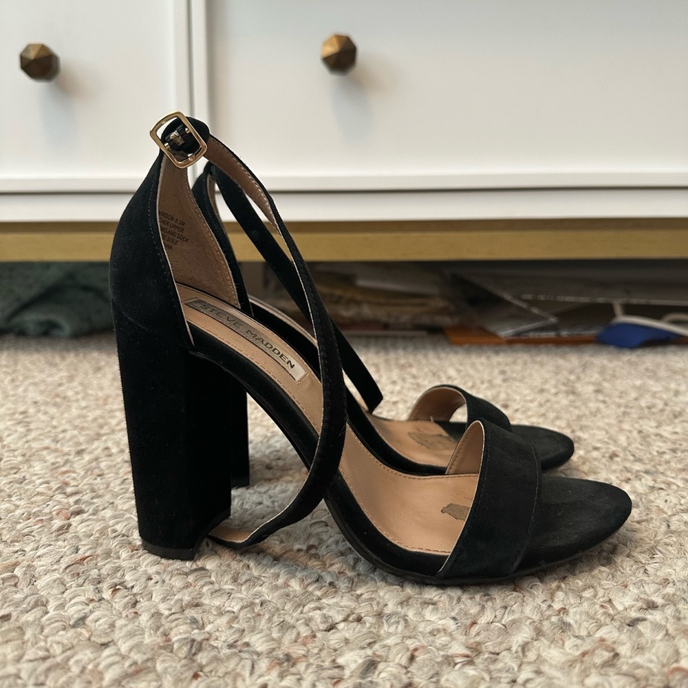 Steve Madden Black Heels